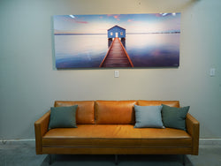 Warehouse Sale 35x84 Chromaluxe Metal Print of "Crawley's Boathouse"